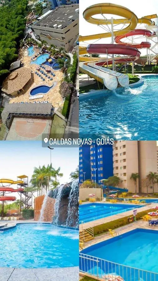 Hotel Golden Dolphin Resort - Flat No Decimo Andar Quarto Com Varanda Caldas Novas 0*,